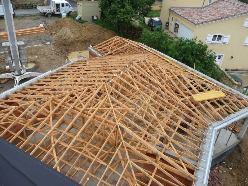 Charpentes industrielles en bois